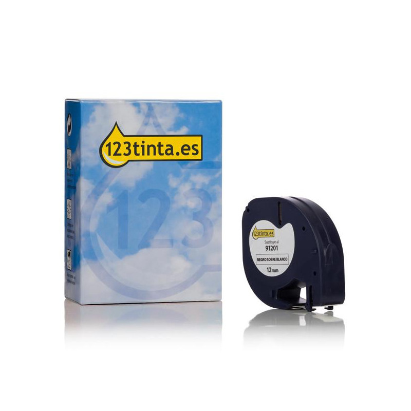 CINTA COMPATIBLE ETIQUETAS DYMO BLANCO 91201