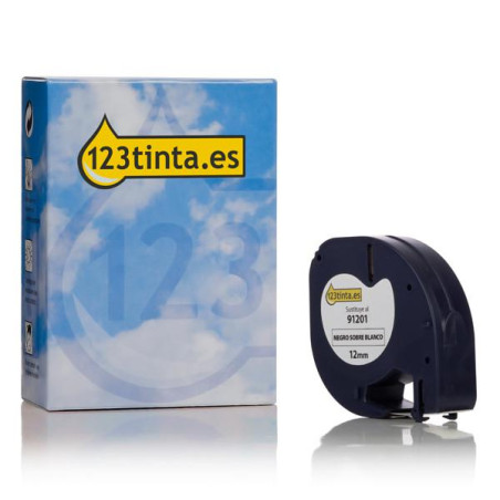 CINTA COMPATIBLE ETIQUETAS DYMO BLANCO 91201