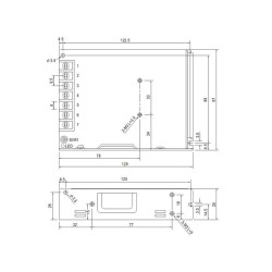 FUENTE ALIMENTACION MEAN WELL 100W 12Vdc