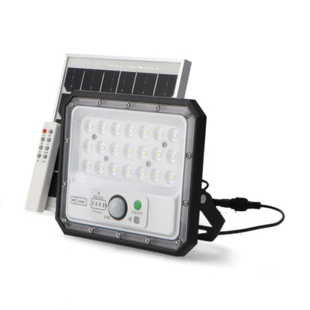 PROYECTOR LED SOLAR CON SENSOR 50W 6000K