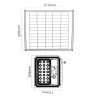 PROYECTOR LED SOLAR CON SENSOR 50W 6000K