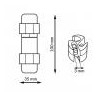 CONECTOR EMPALME IP68