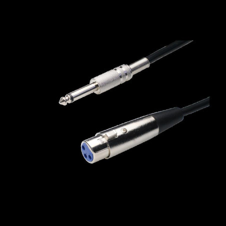 CABLE XLR  CANON  HEMBRA-JACK 6 3mm MACHO 3 METROS