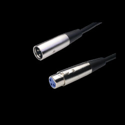 CABLE XLR  CANON  MACHO-HEMBRA 3 METROS