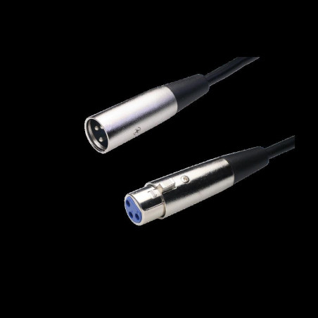 CABLE XLR  CANON  MACHO-HEMBRA 3 METROS
