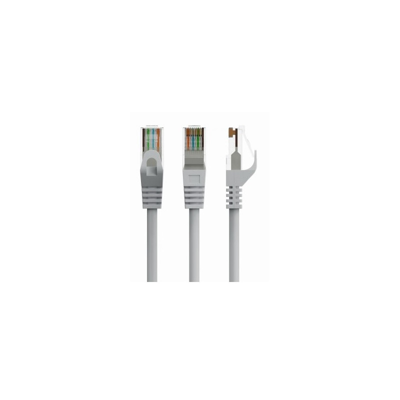 LATIGUILLO RJ45 CAT 6 UTP 3 m COLOR GRIS CCA