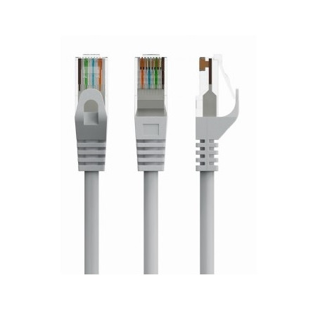 LATIGUILLO RJ45 CAT 6 UTP 3 m COLOR GRIS CCA