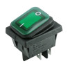 INTERRUPTOR  LUMINOSO  VERDE  ESTANCO