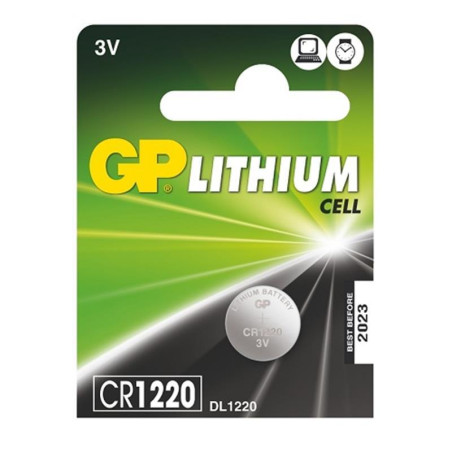 PILA LITIO CR1220 3V 12 50x2mm G P 