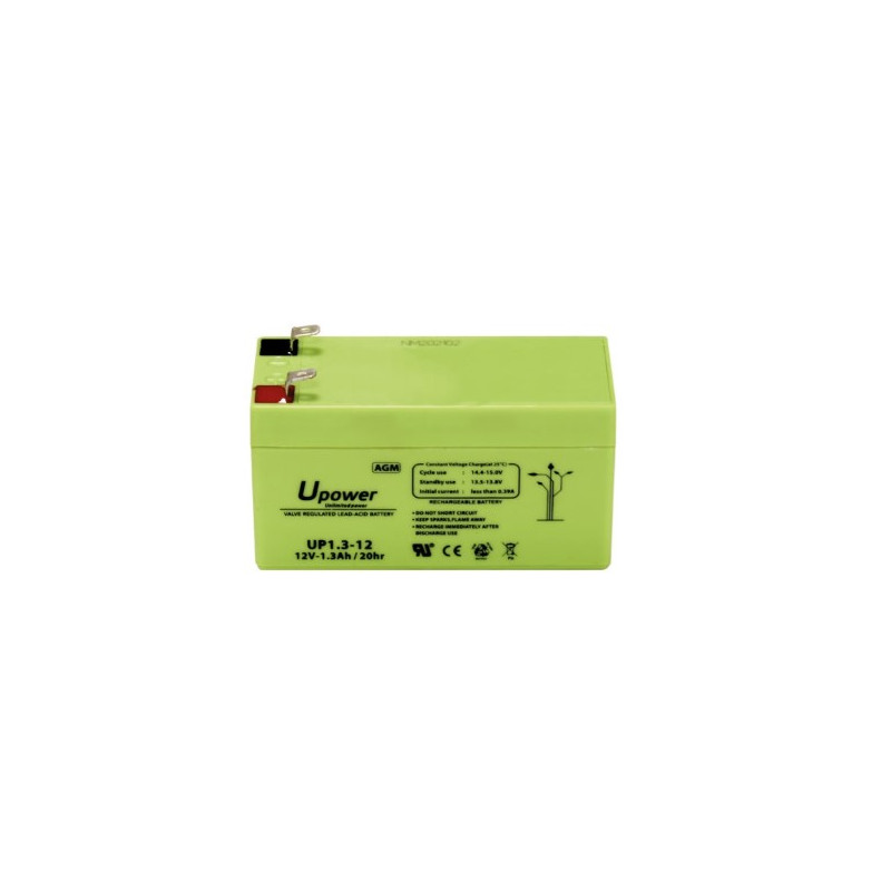BATERIA 12V 1 3A U-POWER VM 97X43X58MM