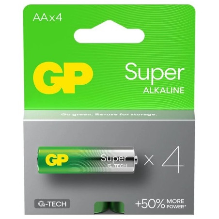 BLISTER 4 PILAS ALCALINAS LR06  AA  G P 