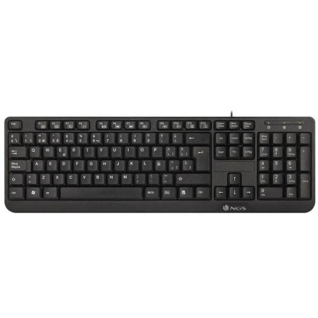 TECLADO CABLEADO NGS FUNKY V3 NEGRO