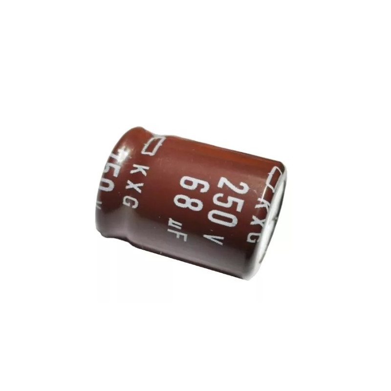 CONDENSADOR 68 MF 250V 105ª CONDENSADOR 68 MF 250V 105ª