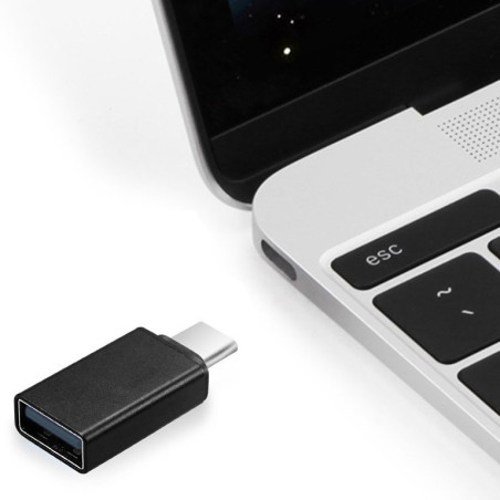 ADAPTADOR OTG USB 2 0 TIPO A HEMBRA- TIPO C MACHO