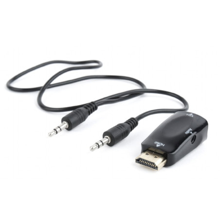 ADAPTADOR HDMI A VGA COMPACTO CON AUDIO