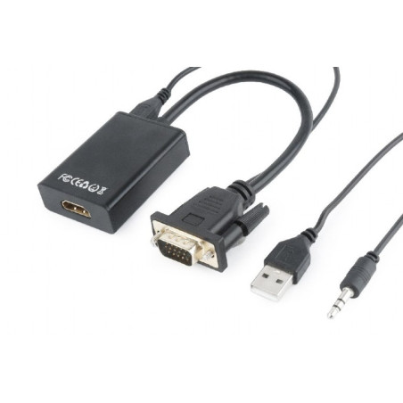 ADAPTADOR VGA   AUDIO A HDMI 0 15m NEGRO