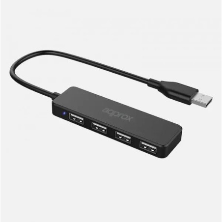 HUB USB 2 0 TIPO A 4 PUERTOS APPROX APPC46