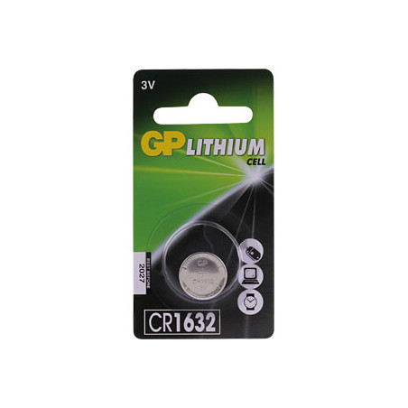 PILA LITIO CR1632 GP 16x3 20mm 3V
