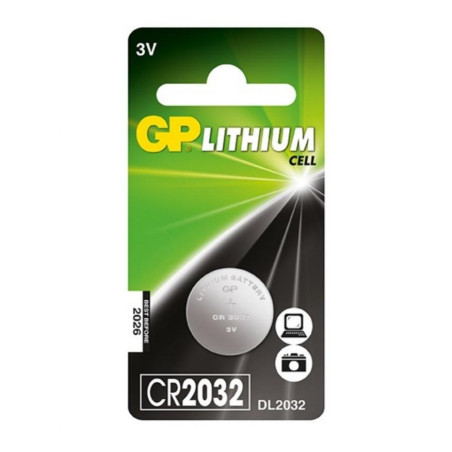 PILA DE BOTON CR2032 GP 20x3 2mm 220 mAh
