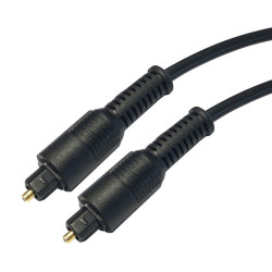 CABLE FIBRA OPTICA AUDIO TOSLINK 2m DIAMETRO 4mm