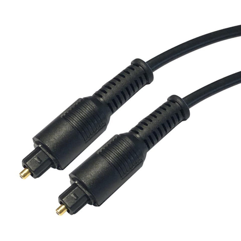 CABLE FIBRA OPTICA AUDIO TOSLINK 2m DIAMETRO 4mm