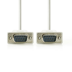 CABLE SERIE RS232  DB MACHO  - DB9 MACHO 1 80M