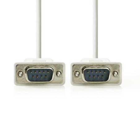 CABLE SERIE RS232  DB MACHO  - DB9 MACHO 1 80M