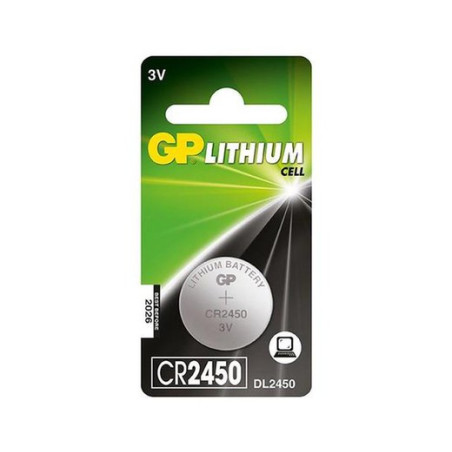 PILA DE BOTON CR2450 GP 24 50x5mm 3V 610mAh