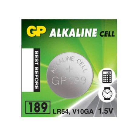 PILA DE BOTON LR1130 189 11 6x3 05mm 1 5V 44mAh GP
