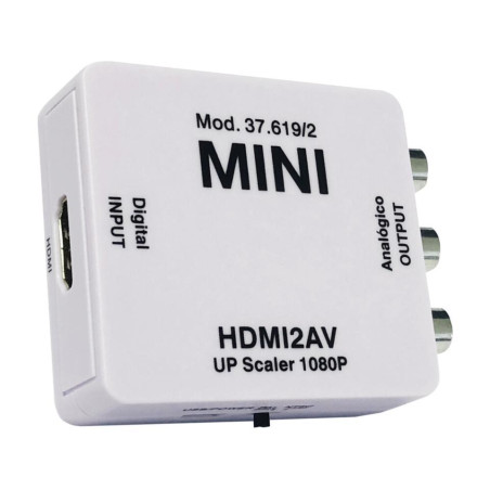 ADAPTADOR HDMI A A/V RCA ALIMENTACION USB