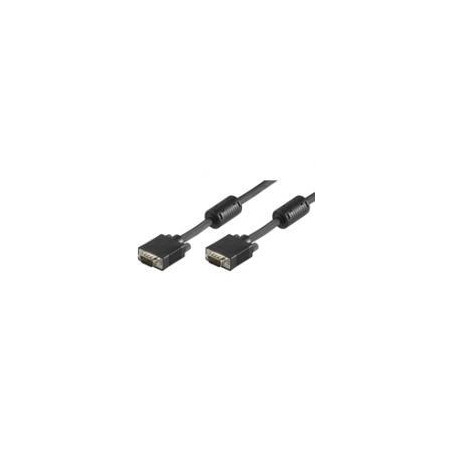 CABLE SUPER VGA MACHO-MACHO 15M  C/FERRITA