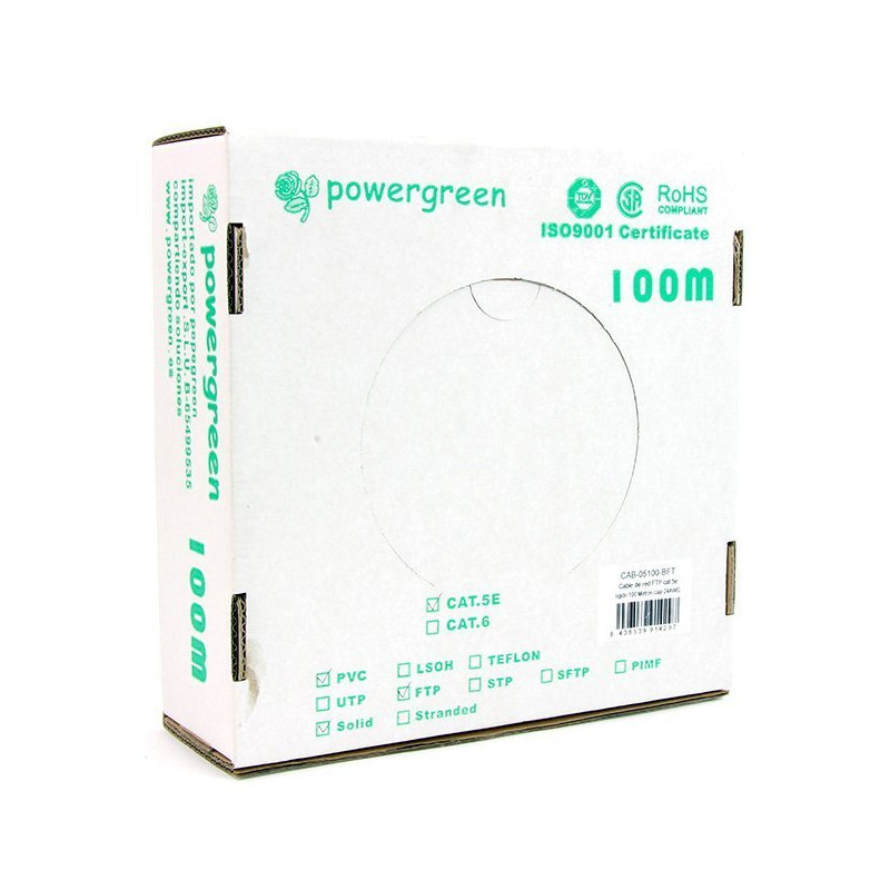CABLE FTP CAT 5 RIGIDO APANTALLADO