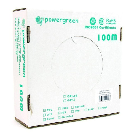 CABLE FTP CAT 5 RIGIDO APANTALLADO