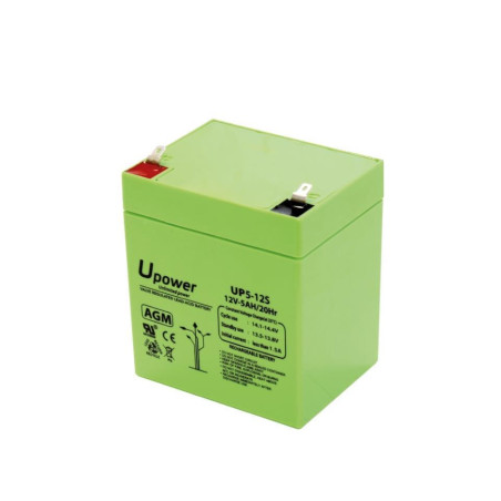 BATERIA 12V 5A PLOMO AGM 89x100x69mm UPOWER