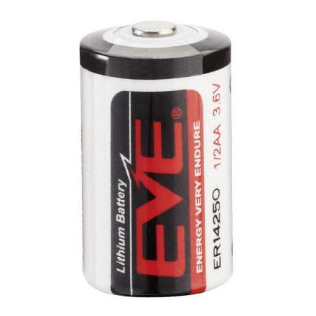 PILA LITIO ER14250 1/2AA 3 6V 1200mAh EVE
