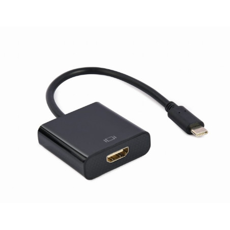 ADAPTADOR USB-C MACHO A HDMI H 4K/30Hz 15cms NEGRO
