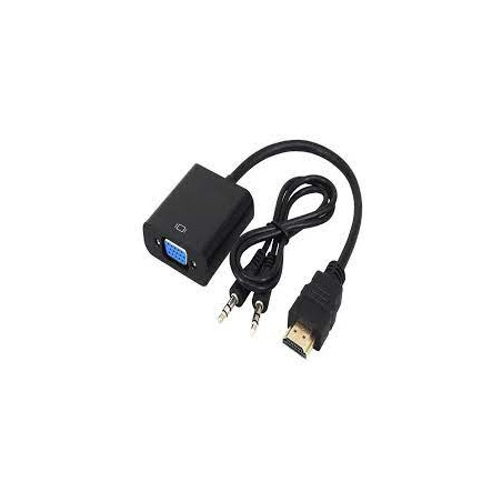 CONVERSOR HDMI A VGA CON AUDIO