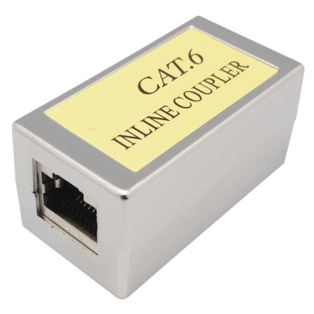 ADAPTADOR DOBLE HEMBRA RJ45 FTP CAT 6