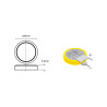 PILA LITIO BOTON CR2450V C I  VERTICAL