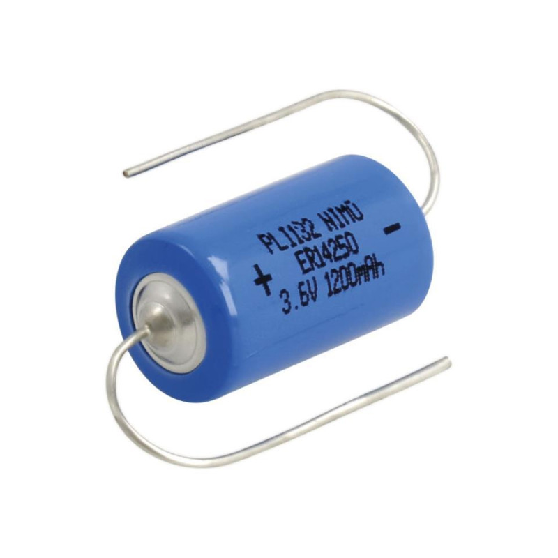 PILA LITIO ER14250 3 6V 1200mAh C/TERMINALES