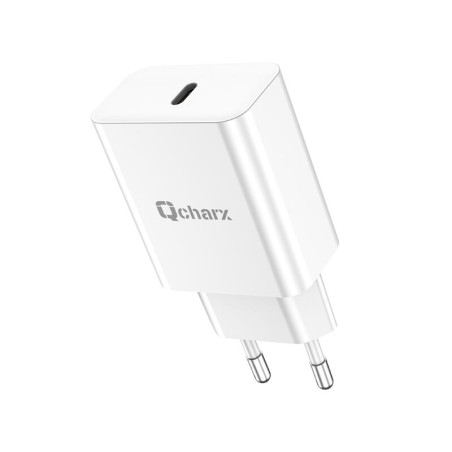CARGADOR 3A 20W 1 PUERTO TIPO C BLANCO