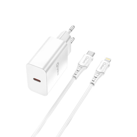 CARGADOR 3A 20W TIPOC CABLE TIPO C 1M A LIGHTNING 
