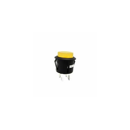 PULSADOR LED AMBAR N/ABIERTO 12V