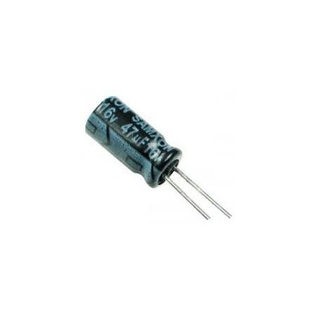 CONDENSADOR 4,7 MF 16V 105º