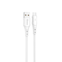 CABLE USB A MICRO 3A 1M PVC BLANCO