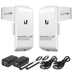 ANTENA EMISOR/RECEPTOR UBIQUITI LOCO M2 2 4 Ghz