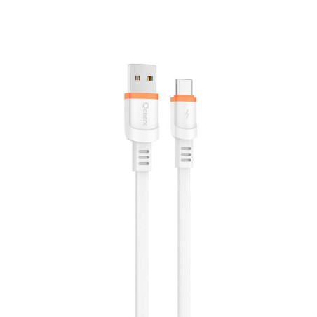 CABLE USB A TIPO C 3A 1M PVC BLANCO