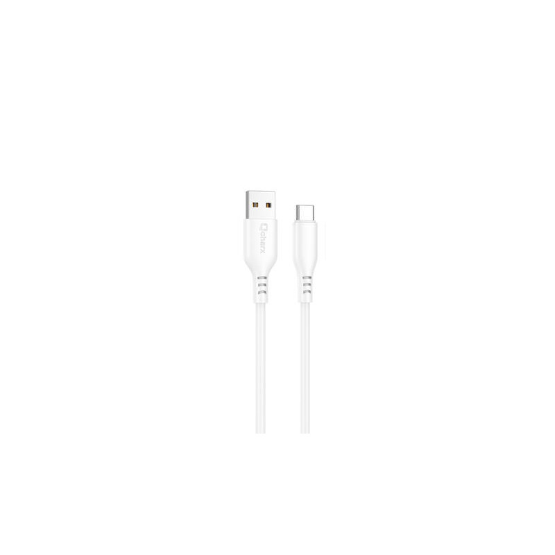 CABLE USB A TIPO C 3A 1M SILICONA BLANCO