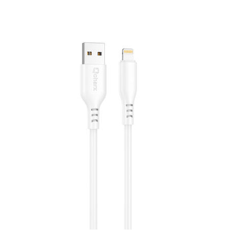 CABLE USB A LIGHTNING 3A 1M SILICONA BLANCO