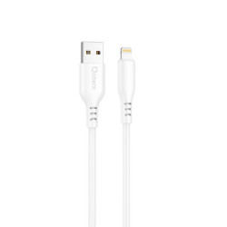 CABLE USB A LIGHTNING 3A 1M SILICONA BLANCO